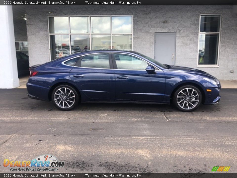 2021 Hyundai Sonata Limited Stormy Sea / Black Photo #2