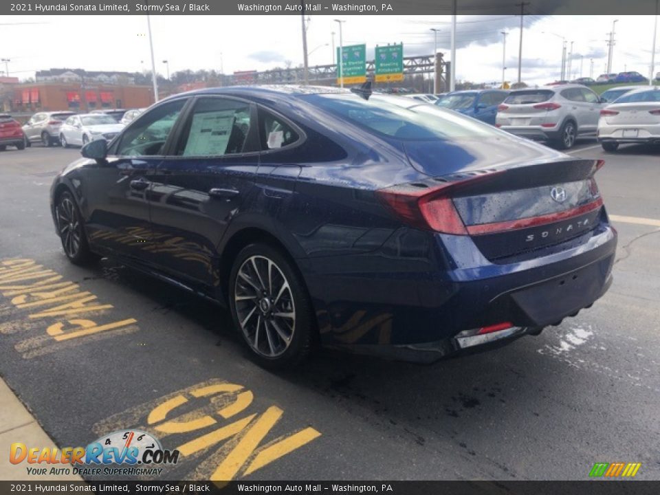 2021 Hyundai Sonata Limited Stormy Sea / Black Photo #3