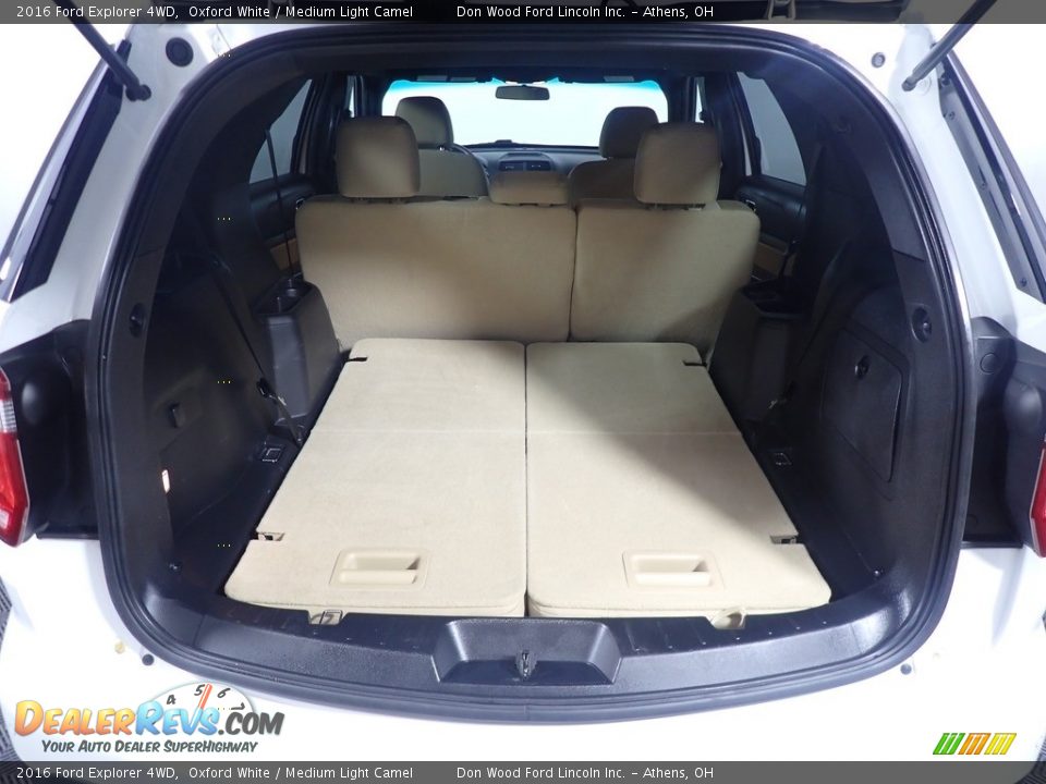 2016 Ford Explorer 4WD Oxford White / Medium Light Camel Photo #15