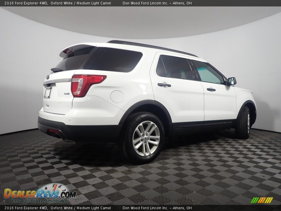 2016 Ford Explorer 4WD Oxford White / Medium Light Camel Photo #16