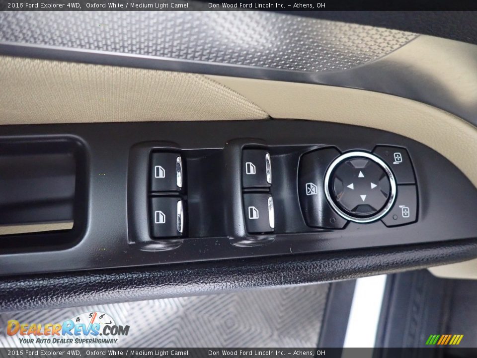 2016 Ford Explorer 4WD Oxford White / Medium Light Camel Photo #21