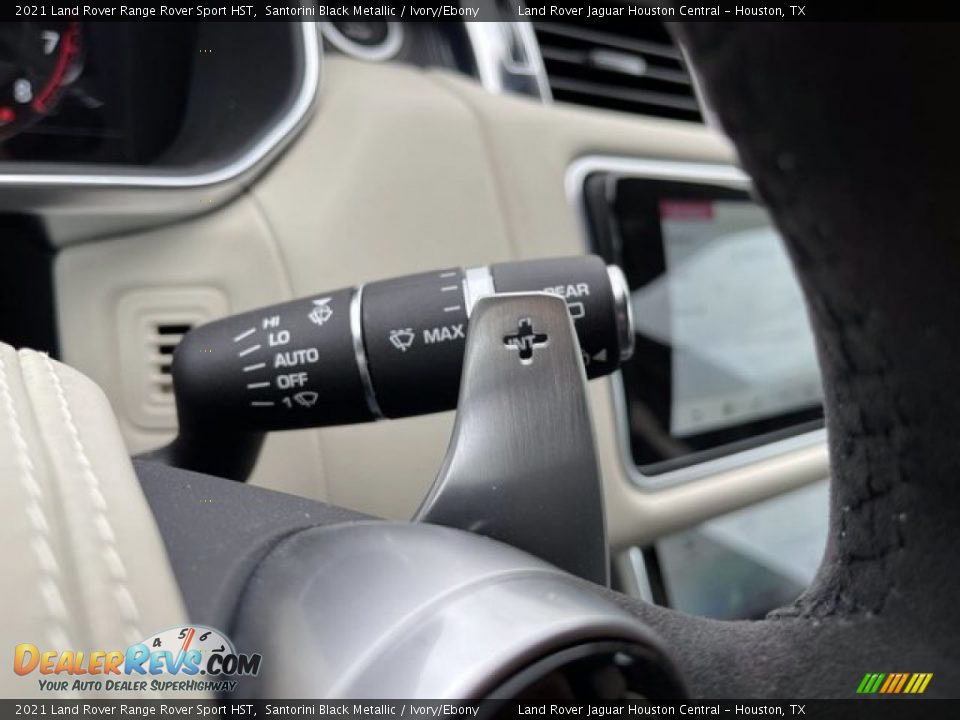 2021 Land Rover Range Rover Sport HST Santorini Black Metallic / Ivory/Ebony Photo #21