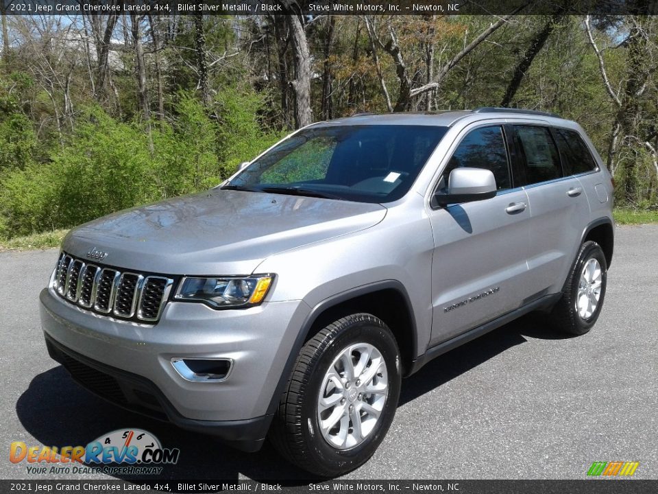 2021 Jeep Grand Cherokee Laredo 4x4 Billet Silver Metallic / Black Photo #2