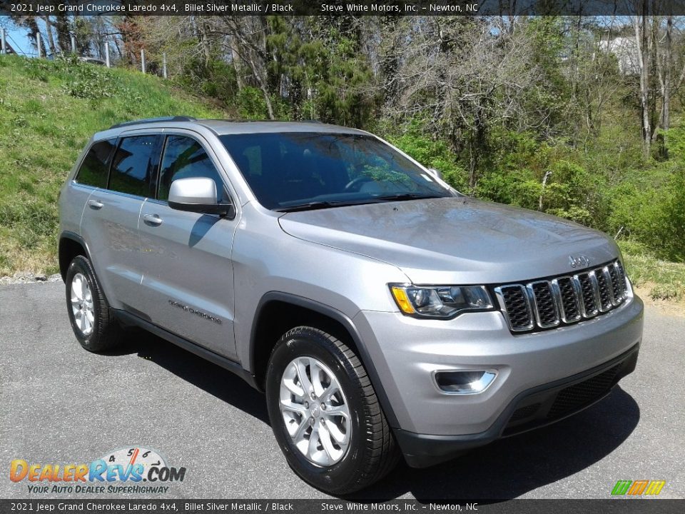 2021 Jeep Grand Cherokee Laredo 4x4 Billet Silver Metallic / Black Photo #4