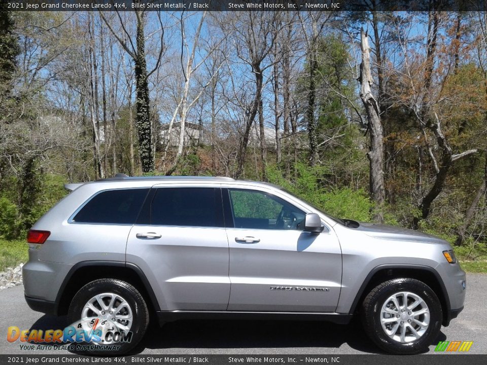 2021 Jeep Grand Cherokee Laredo 4x4 Billet Silver Metallic / Black Photo #5