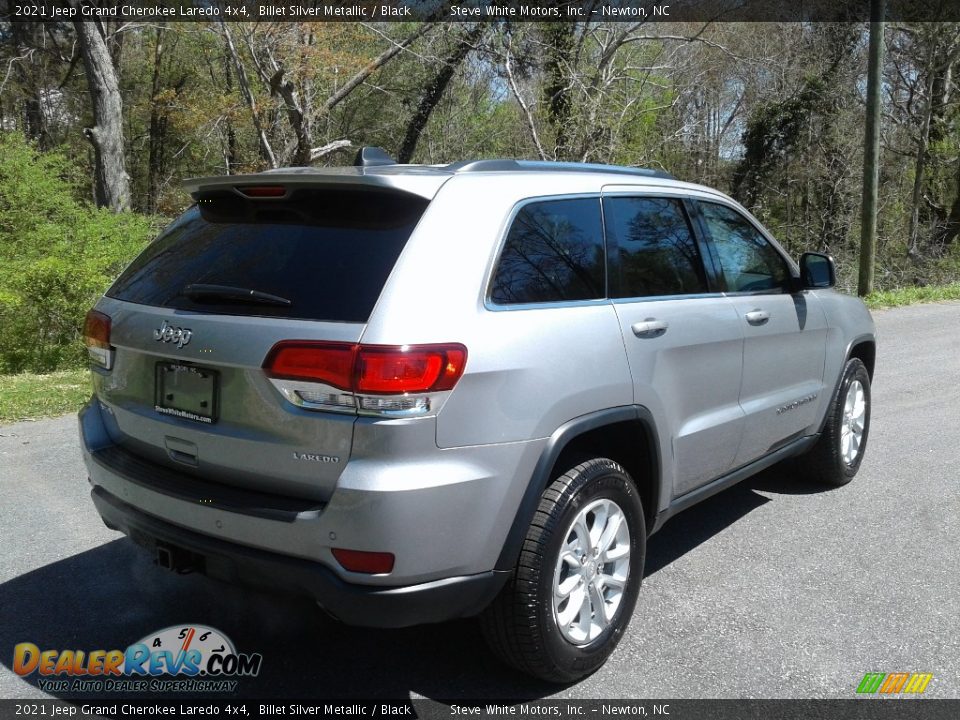 2021 Jeep Grand Cherokee Laredo 4x4 Billet Silver Metallic / Black Photo #6