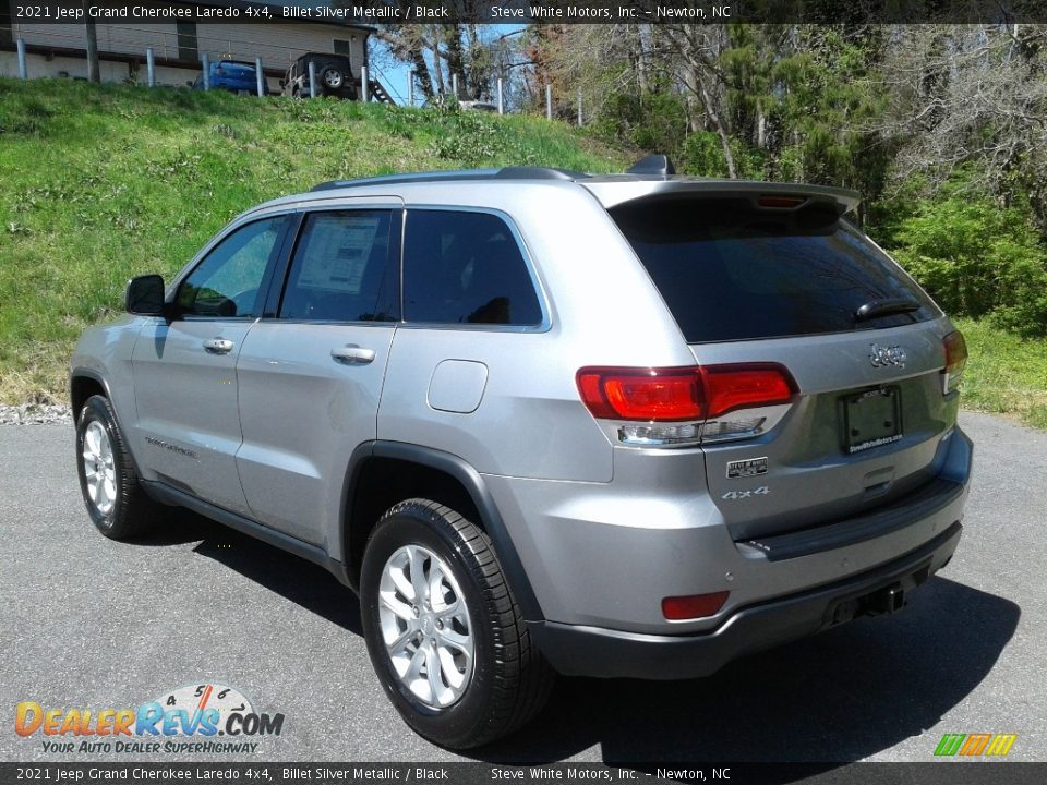 2021 Jeep Grand Cherokee Laredo 4x4 Billet Silver Metallic / Black Photo #8