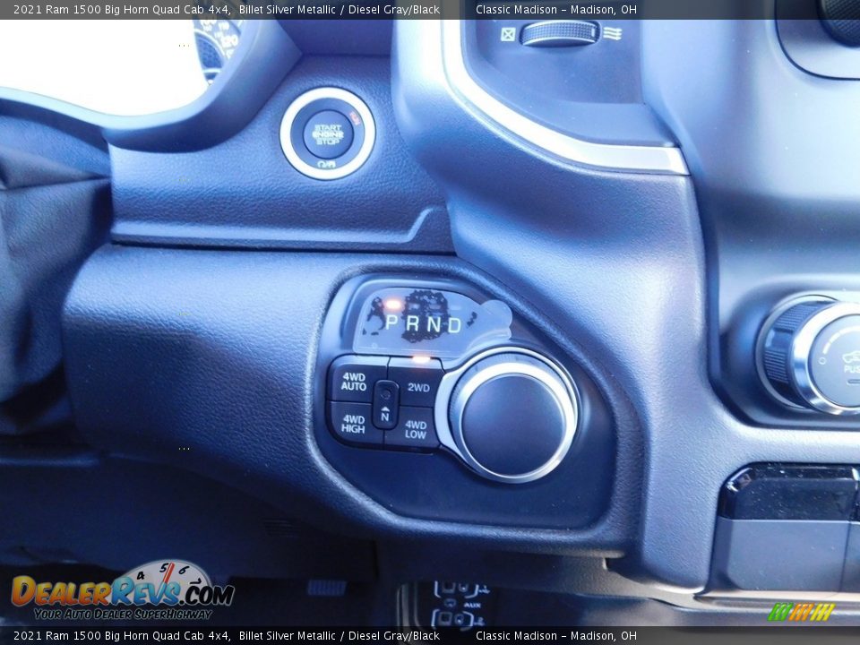 2021 Ram 1500 Big Horn Quad Cab 4x4 Billet Silver Metallic / Diesel Gray/Black Photo #13
