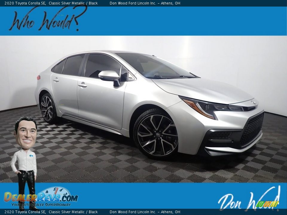 2020 Toyota Corolla SE Classic Silver Metallic / Black Photo #1