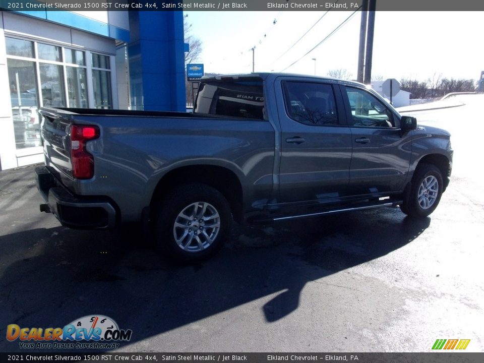 2021 Chevrolet Silverado 1500 RST Crew Cab 4x4 Satin Steel Metallic / Jet Black Photo #2