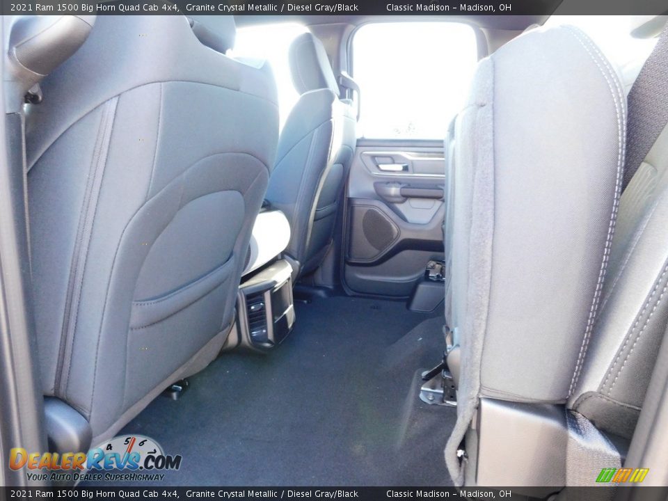 2021 Ram 1500 Big Horn Quad Cab 4x4 Granite Crystal Metallic / Diesel Gray/Black Photo #10