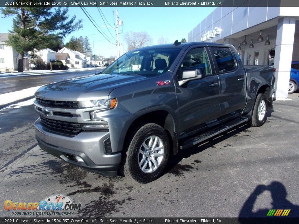 2021 Chevrolet Silverado 1500 RST Crew Cab 4x4 Satin Steel Metallic / Jet Black Photo #5