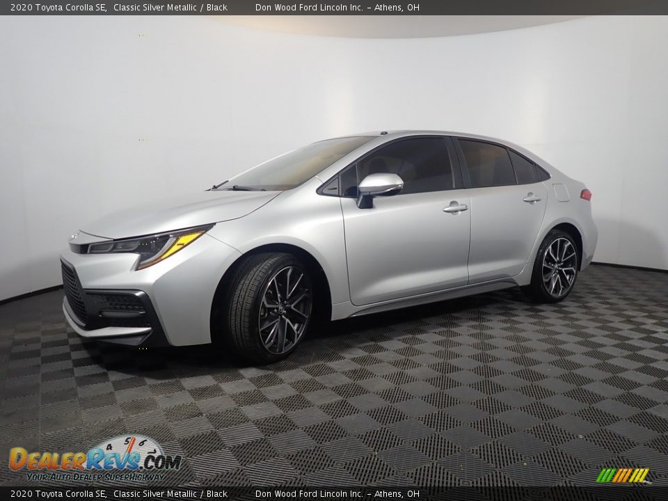 2020 Toyota Corolla SE Classic Silver Metallic / Black Photo #8