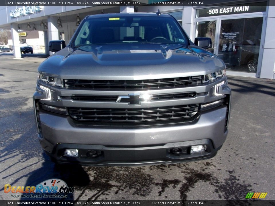 2021 Chevrolet Silverado 1500 RST Crew Cab 4x4 Satin Steel Metallic / Jet Black Photo #6