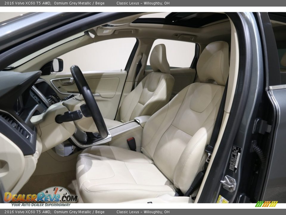 Front Seat of 2016 Volvo XC60 T5 AWD Photo #5