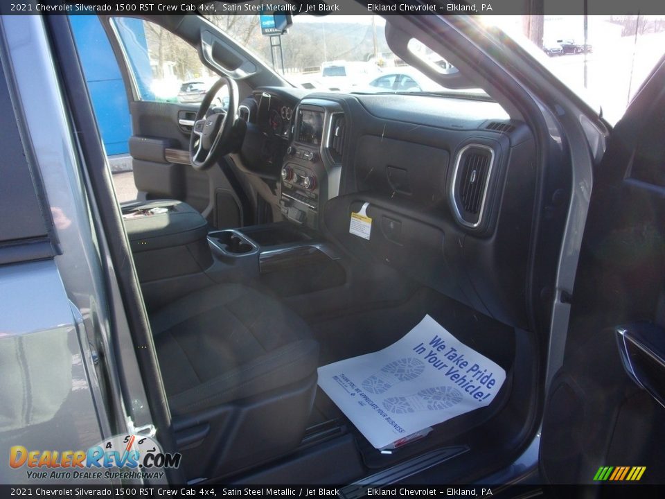 2021 Chevrolet Silverado 1500 RST Crew Cab 4x4 Satin Steel Metallic / Jet Black Photo #16