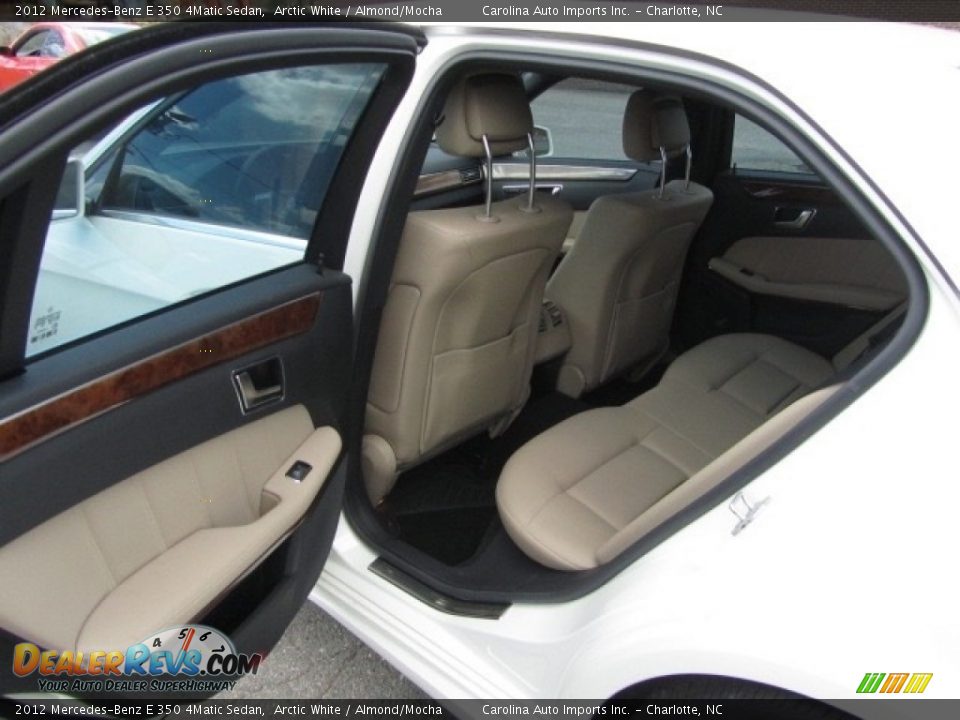 2012 Mercedes-Benz E 350 4Matic Sedan Arctic White / Almond/Mocha Photo #20