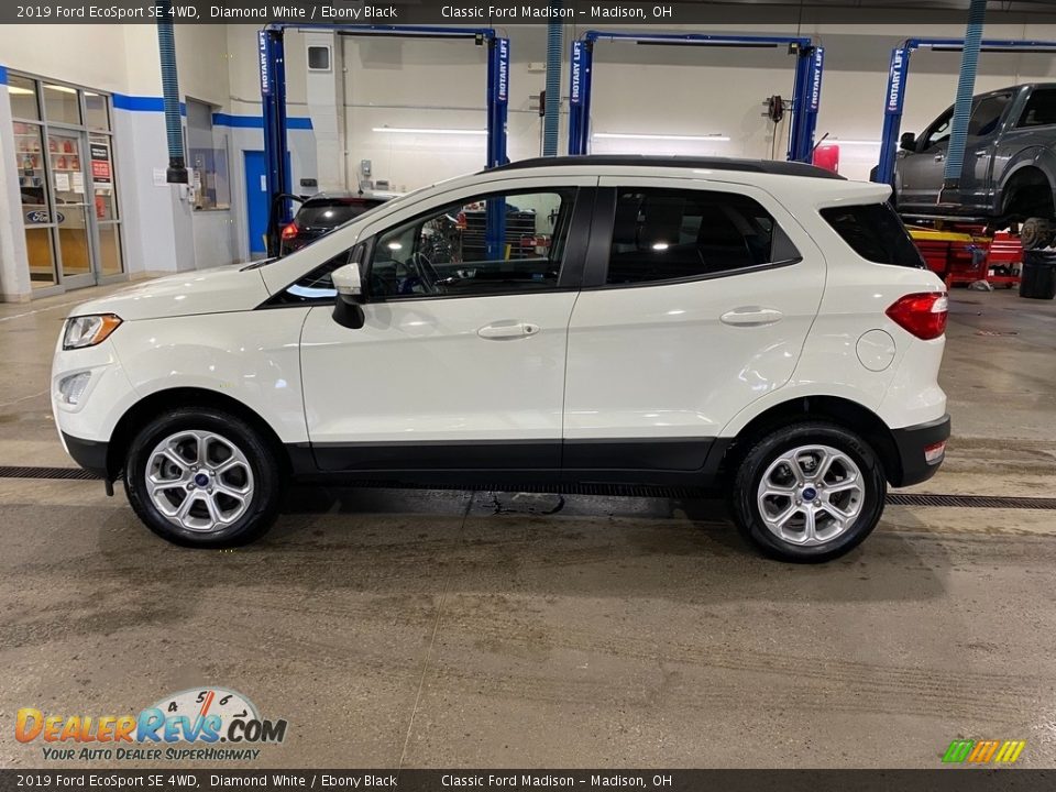 2019 Ford EcoSport SE 4WD Diamond White / Ebony Black Photo #2