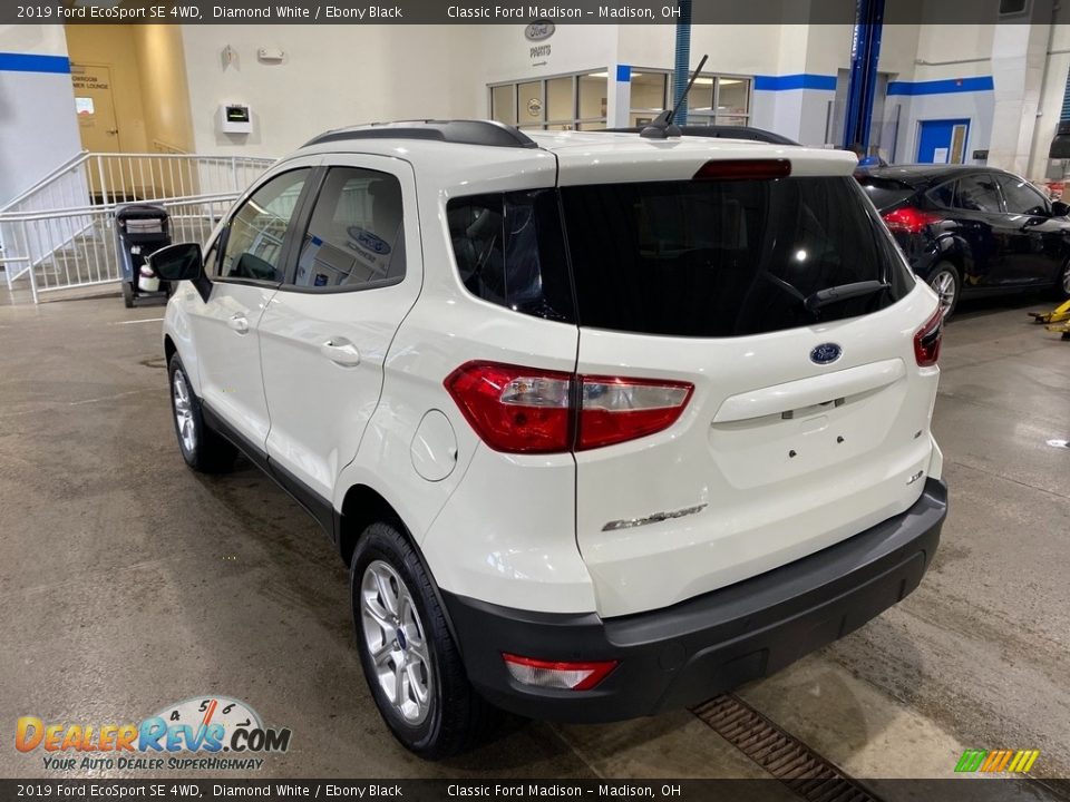2019 Ford EcoSport SE 4WD Diamond White / Ebony Black Photo #3
