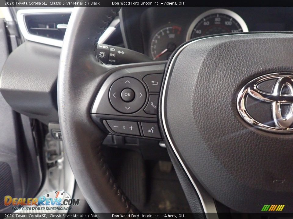 2020 Toyota Corolla SE Classic Silver Metallic / Black Photo #29