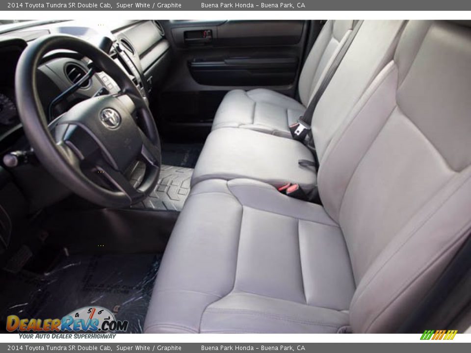 2014 Toyota Tundra SR Double Cab Super White / Graphite Photo #3