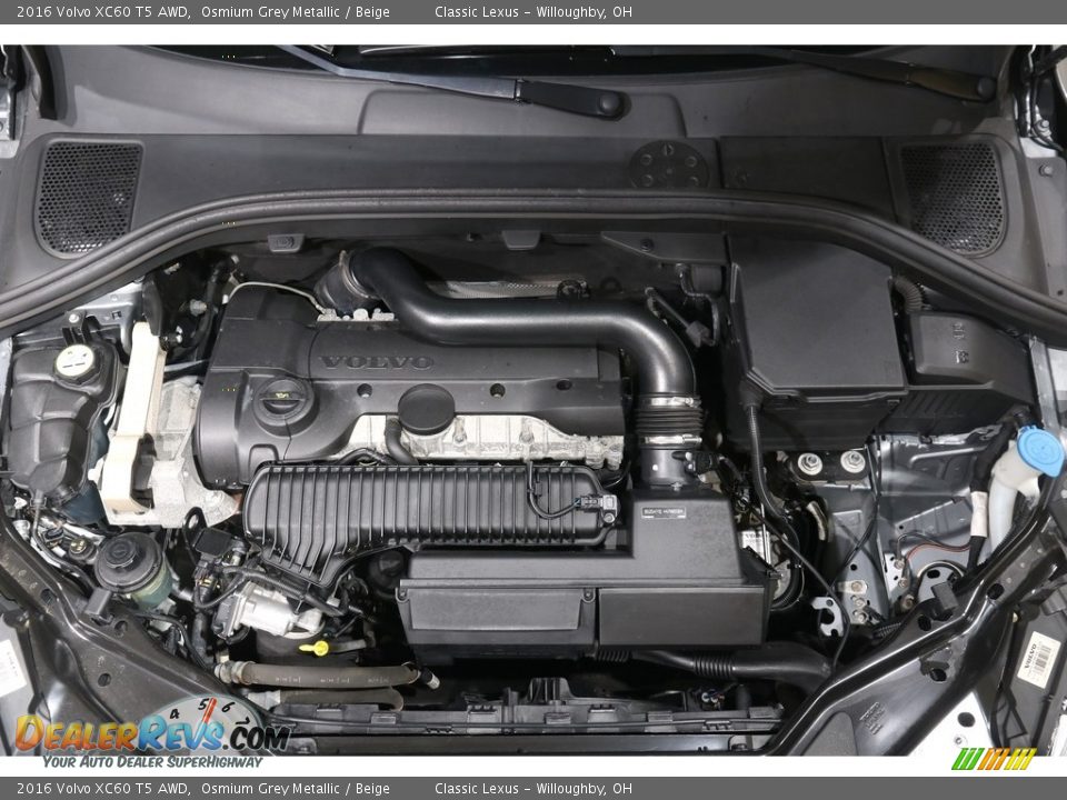 2016 Volvo XC60 T5 AWD 2.5 Liter Turbochargred DOHC 20-Valve VVT 5 Cylinder Engine Photo #22