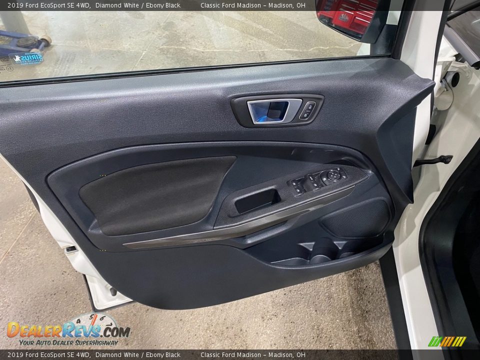 2019 Ford EcoSport SE 4WD Diamond White / Ebony Black Photo #6