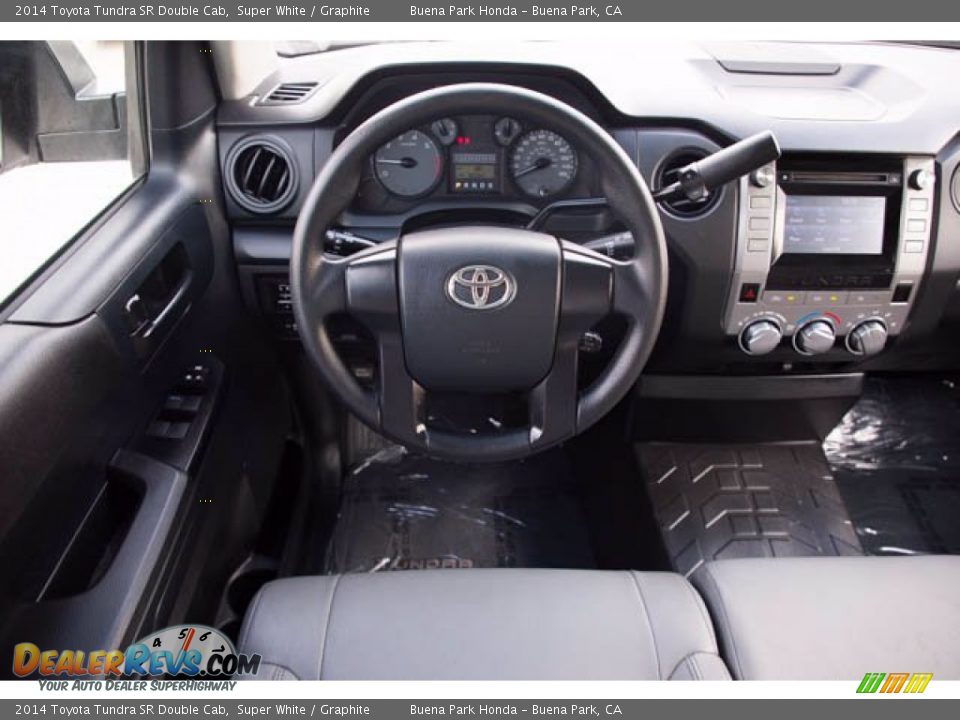 2014 Toyota Tundra SR Double Cab Super White / Graphite Photo #5