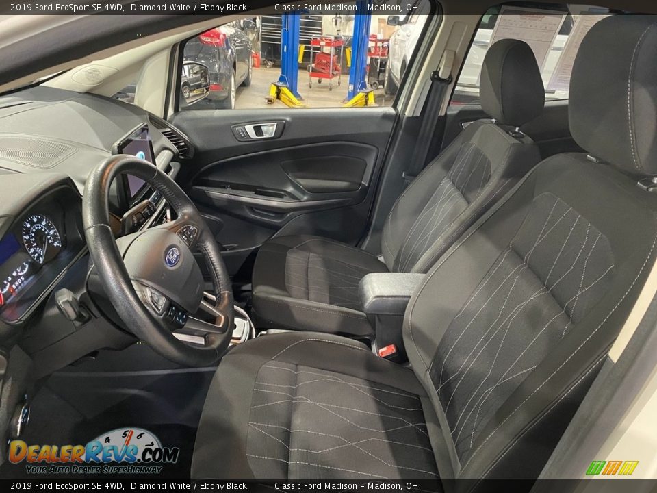 2019 Ford EcoSport SE 4WD Diamond White / Ebony Black Photo #7