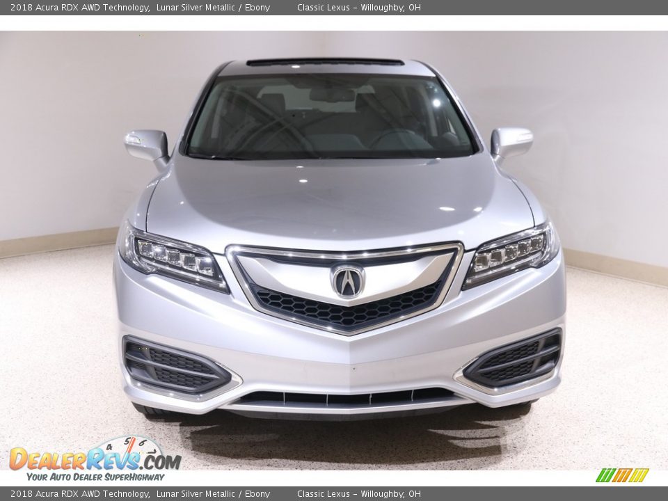 2018 Acura RDX AWD Technology Lunar Silver Metallic / Ebony Photo #2