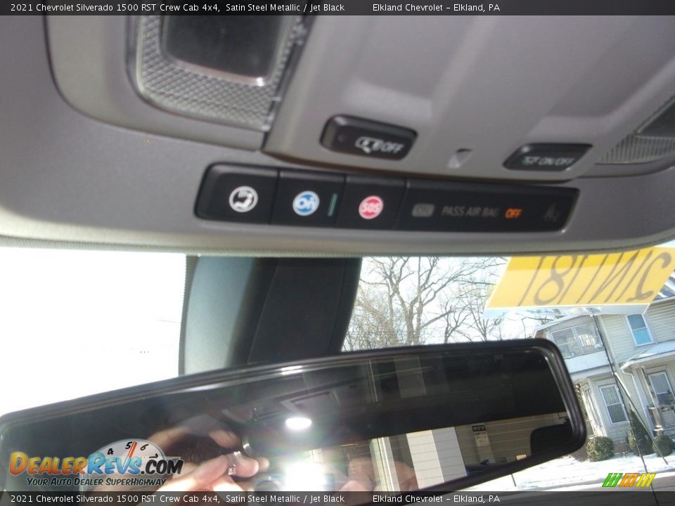2021 Chevrolet Silverado 1500 RST Crew Cab 4x4 Satin Steel Metallic / Jet Black Photo #30