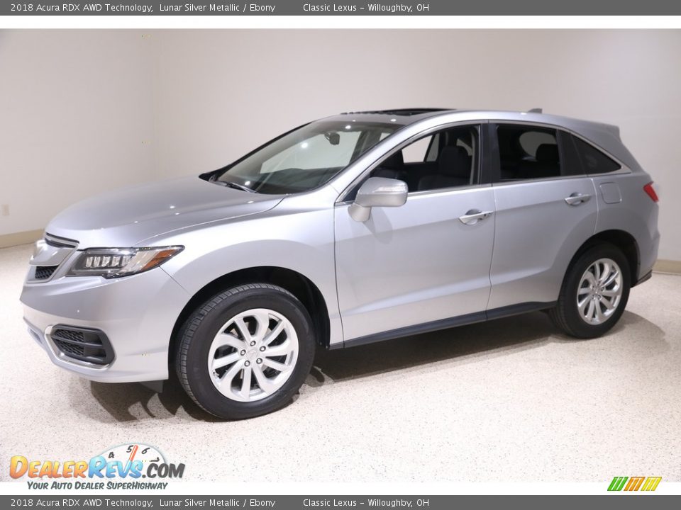 Lunar Silver Metallic 2018 Acura RDX AWD Technology Photo #3