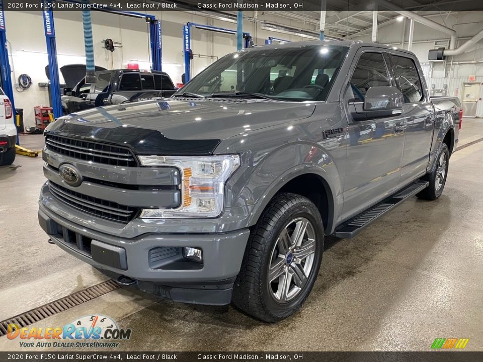 2020 Ford F150 Lariat SuperCrew 4x4 Lead Foot / Black Photo #1