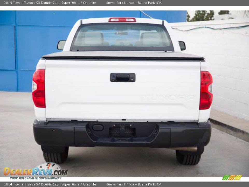 2014 Toyota Tundra SR Double Cab Super White / Graphite Photo #11