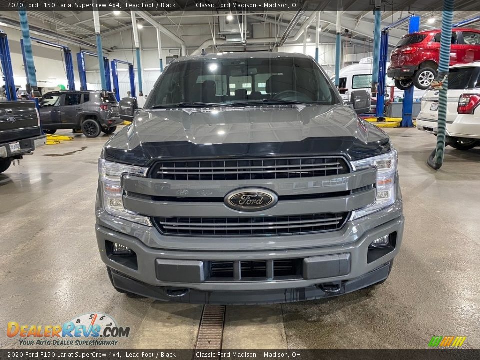 2020 Ford F150 Lariat SuperCrew 4x4 Lead Foot / Black Photo #2