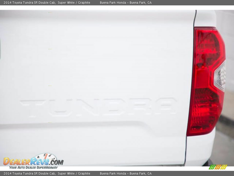 2014 Toyota Tundra SR Double Cab Super White / Graphite Photo #14