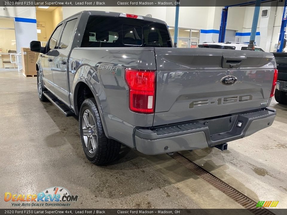2020 Ford F150 Lariat SuperCrew 4x4 Lead Foot / Black Photo #4