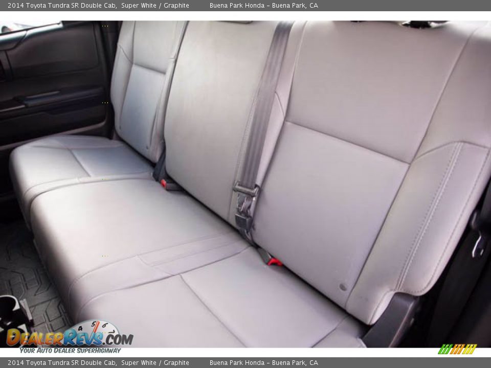 2014 Toyota Tundra SR Double Cab Super White / Graphite Photo #19