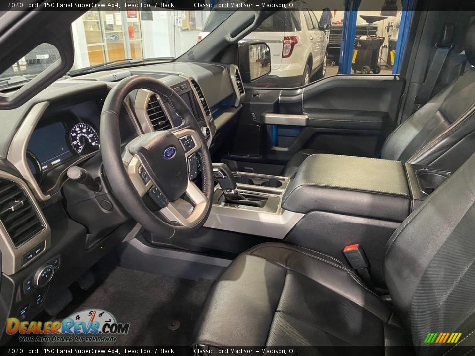 2020 Ford F150 Lariat SuperCrew 4x4 Lead Foot / Black Photo #8