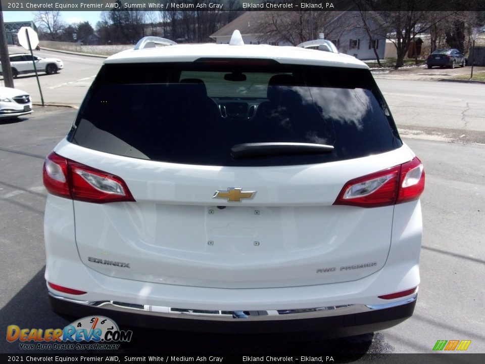 2021 Chevrolet Equinox Premier AWD Summit White / Medium Ash Gray Photo #3