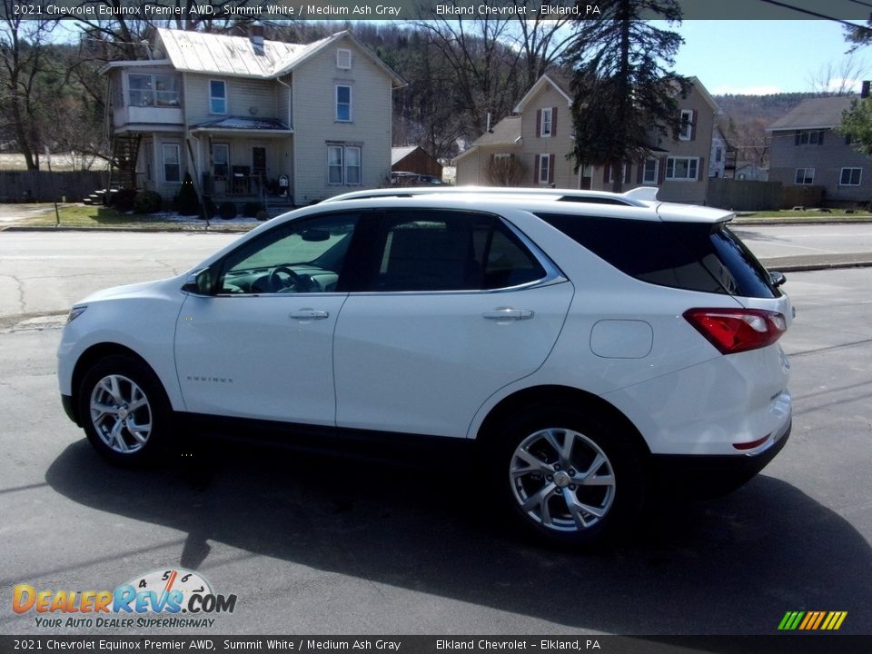 2021 Chevrolet Equinox Premier AWD Summit White / Medium Ash Gray Photo #4