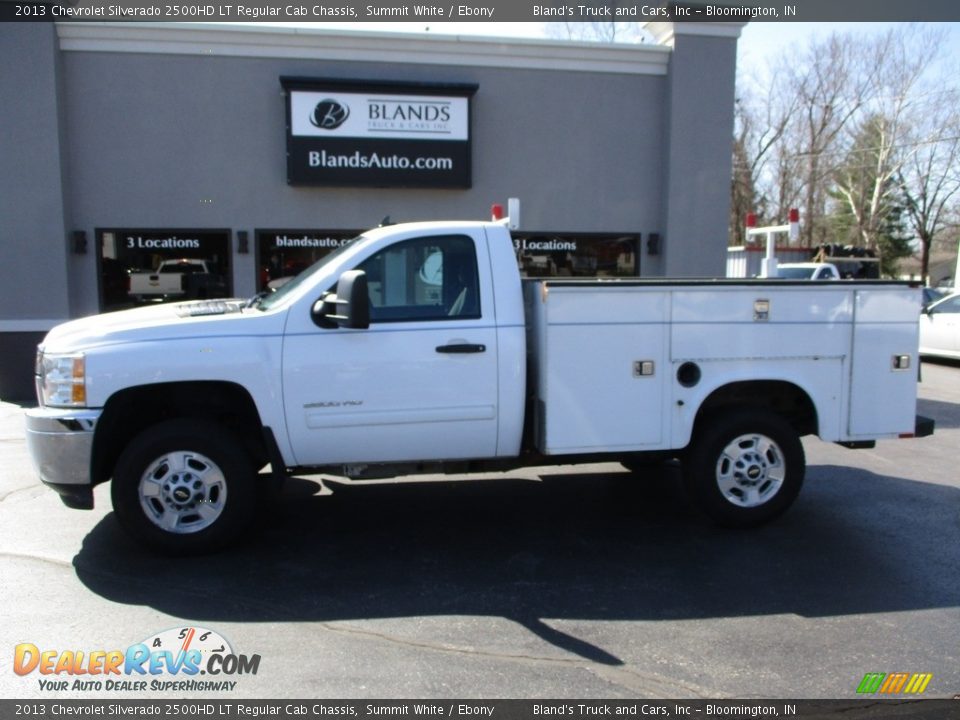 2013 Chevrolet Silverado 2500HD LT Regular Cab Chassis Summit White / Ebony Photo #1