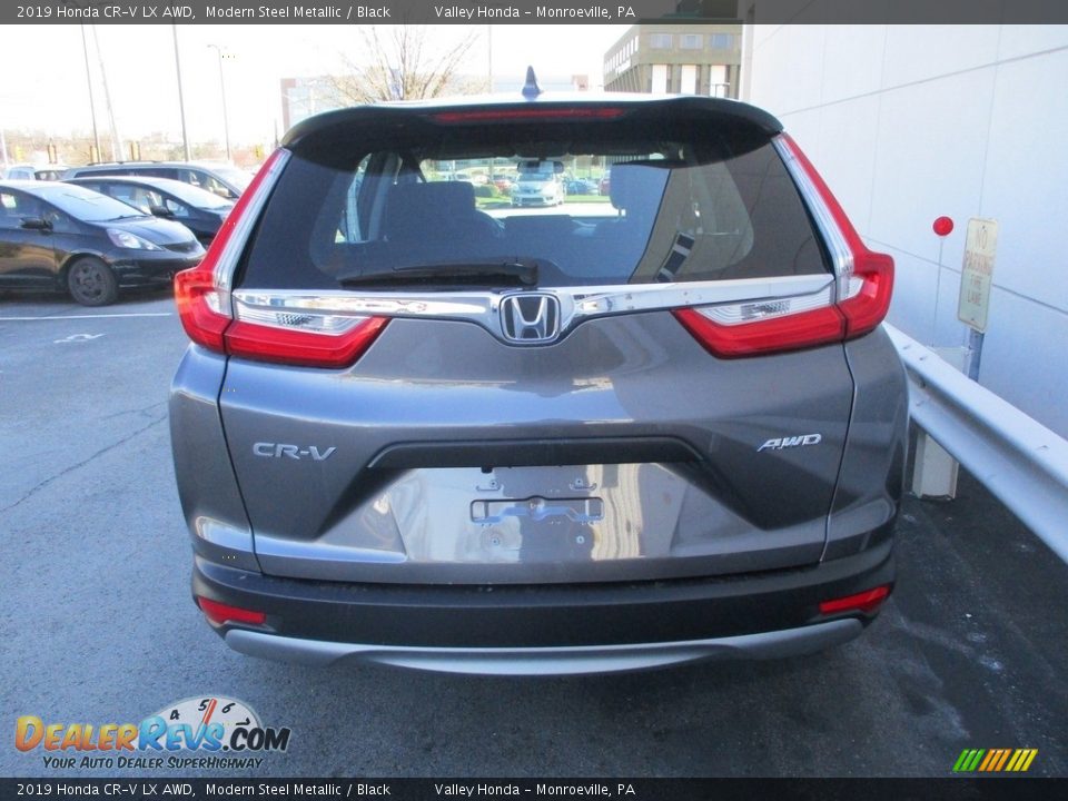 2019 Honda CR-V LX AWD Modern Steel Metallic / Black Photo #4