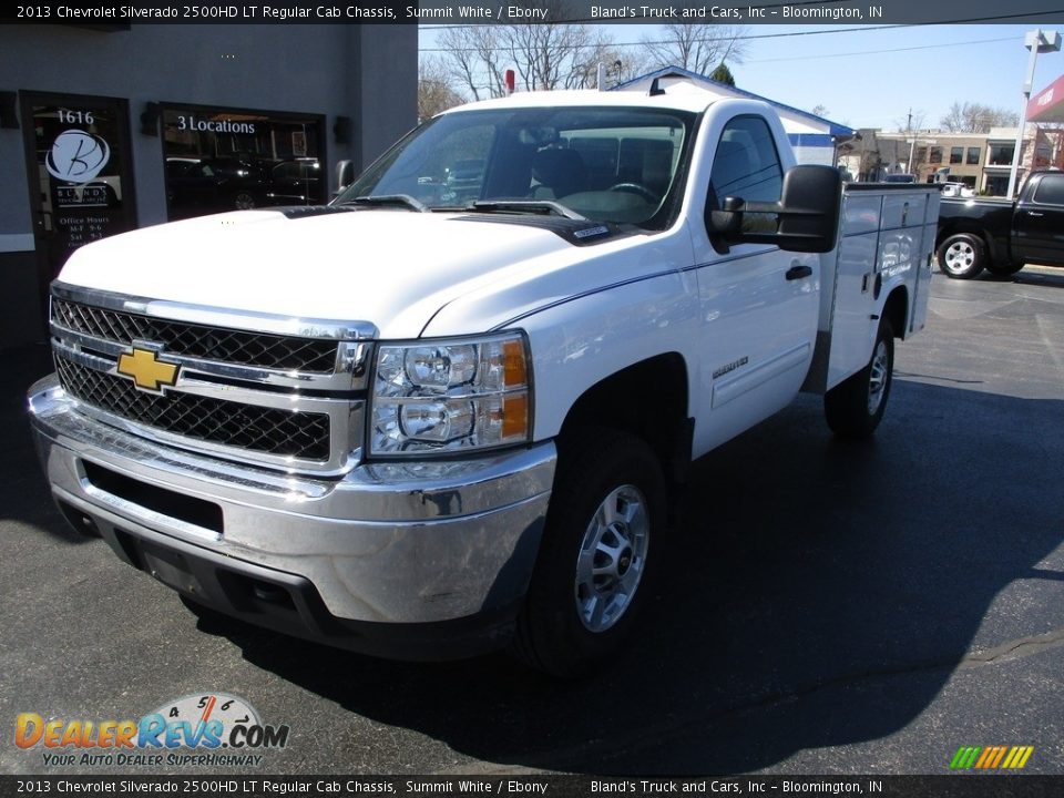 2013 Chevrolet Silverado 2500HD LT Regular Cab Chassis Summit White / Ebony Photo #2