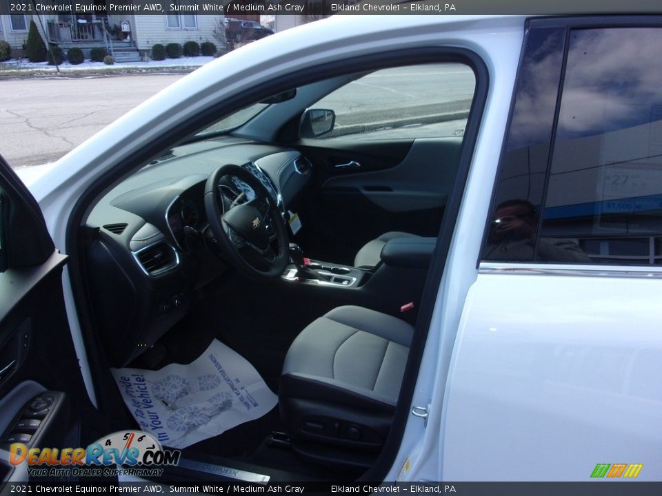 2021 Chevrolet Equinox Premier AWD Summit White / Medium Ash Gray Photo #10