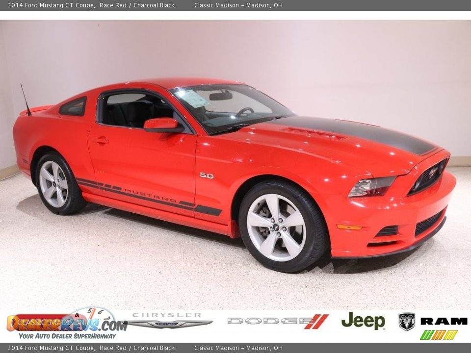 2014 Ford Mustang GT Coupe Race Red / Charcoal Black Photo #1