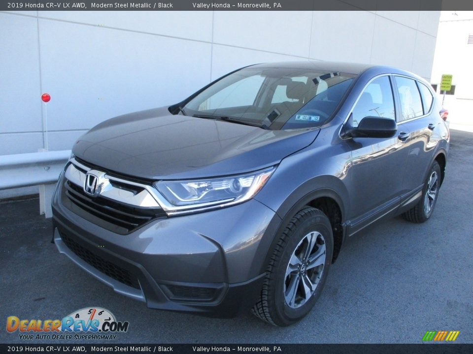 2019 Honda CR-V LX AWD Modern Steel Metallic / Black Photo #9