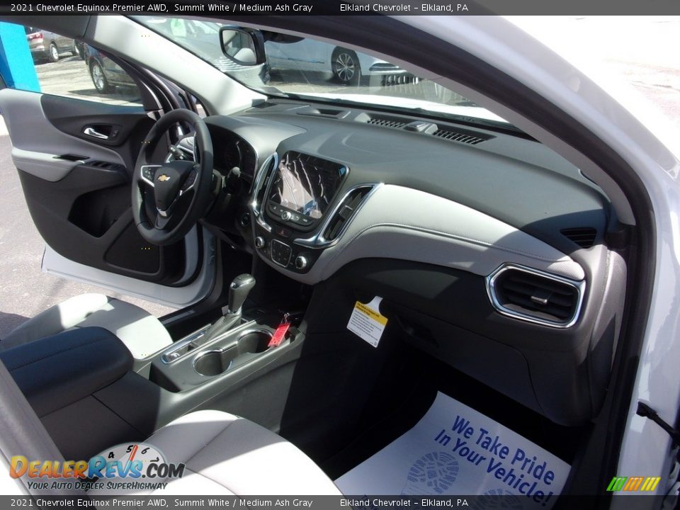 2021 Chevrolet Equinox Premier AWD Summit White / Medium Ash Gray Photo #16