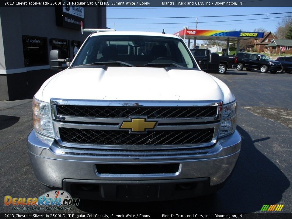 2013 Chevrolet Silverado 2500HD LT Regular Cab Chassis Summit White / Ebony Photo #21