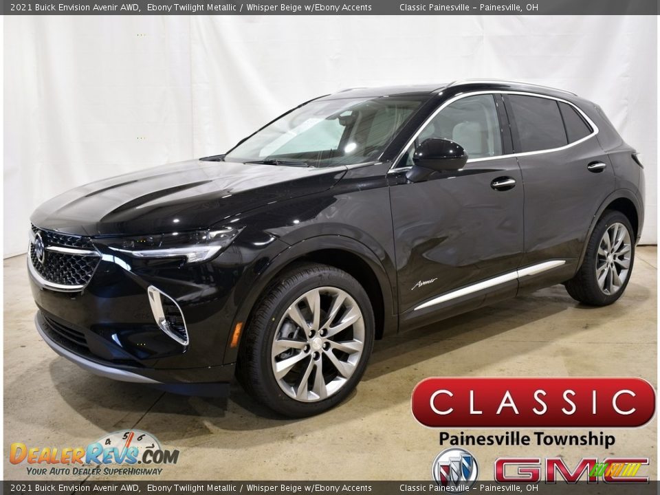 2021 Buick Envision Avenir AWD Ebony Twilight Metallic / Whisper Beige w/Ebony Accents Photo #1